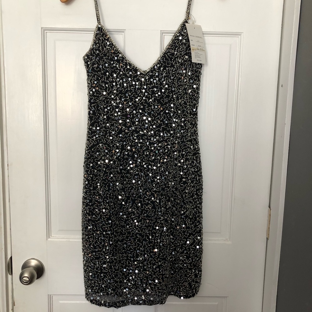 Vintage fully beaded dress, 6